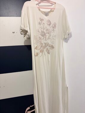 Free People x Vintage Souls Medium Maxi Dress with Flower Florals